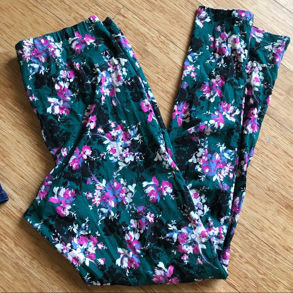 Torrid floral leggings size 1X NWOT